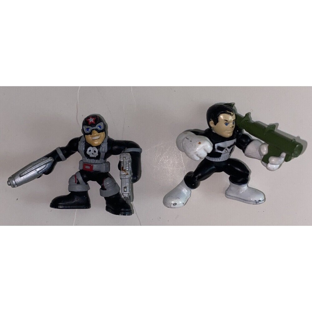 Hasbro Super Hero Squad Marvel Figure 2006 2007 Punisher Captain America Tribute